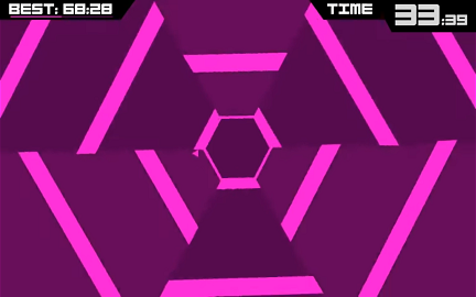 Super Hexagon screenshot